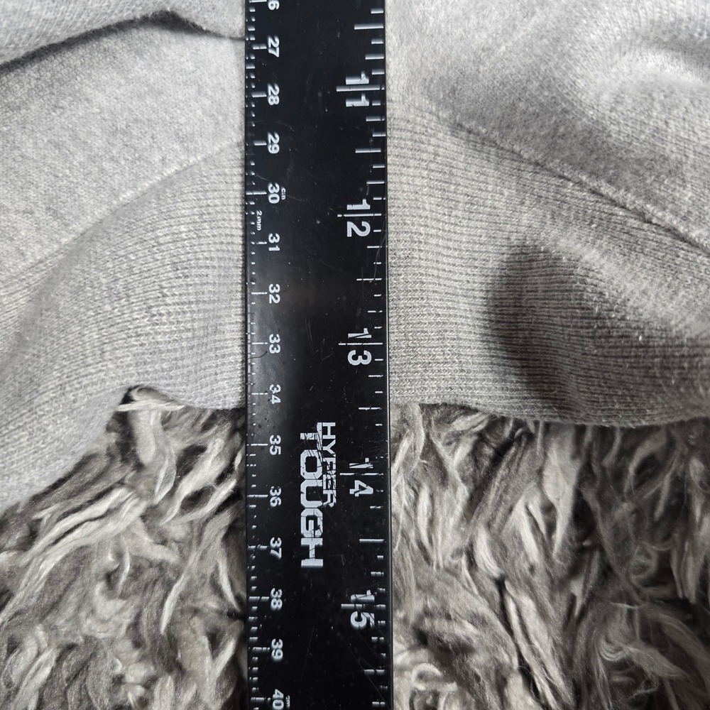 Champion Reverse Weave Gray Tapered Sweatpants Large Chenille Logo Patch Mens L - Picture 6 of 8